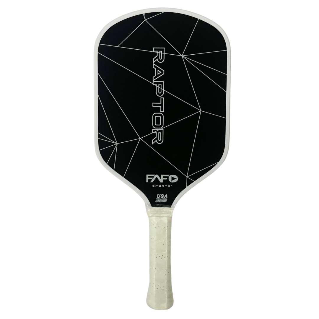 FAFOSports - Raptor Kevlar x Carbon Fiber Pickleball Paddle - White