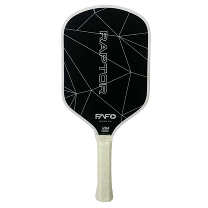 FAFOSports - Raptor Kevlar x Carbon Fiber Pickleball Paddle - White