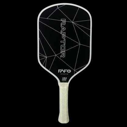 FAFOSports - Raptor Kevlar x Carbon Fiber Pickleball Paddle - White