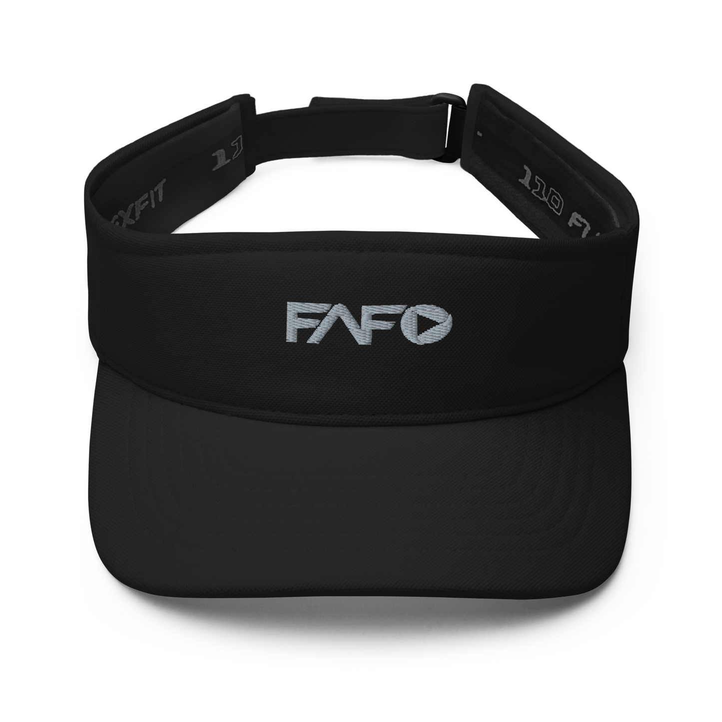 The FAFO Embroidered FlexFit Visor - Unisex