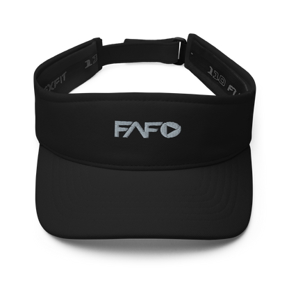 The FAFO Embroidered FlexFit Visor - Unisex