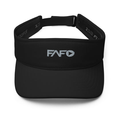 The FAFO Embroidered FlexFit Visor - Unisex