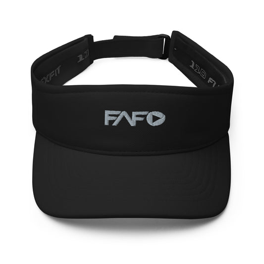 The FAFO Embroidered FlexFit Visor - Unisex