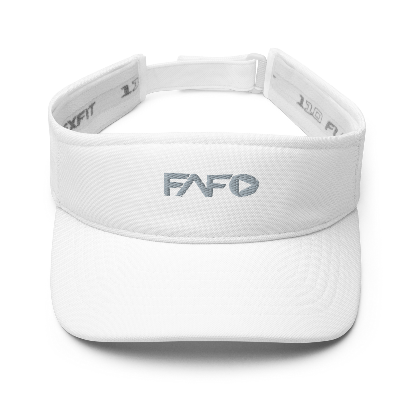 The FAFO Embroidered FlexFit Visor - Unisex