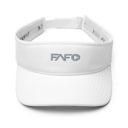 The FAFO Embroidered FlexFit Visor - Unisex