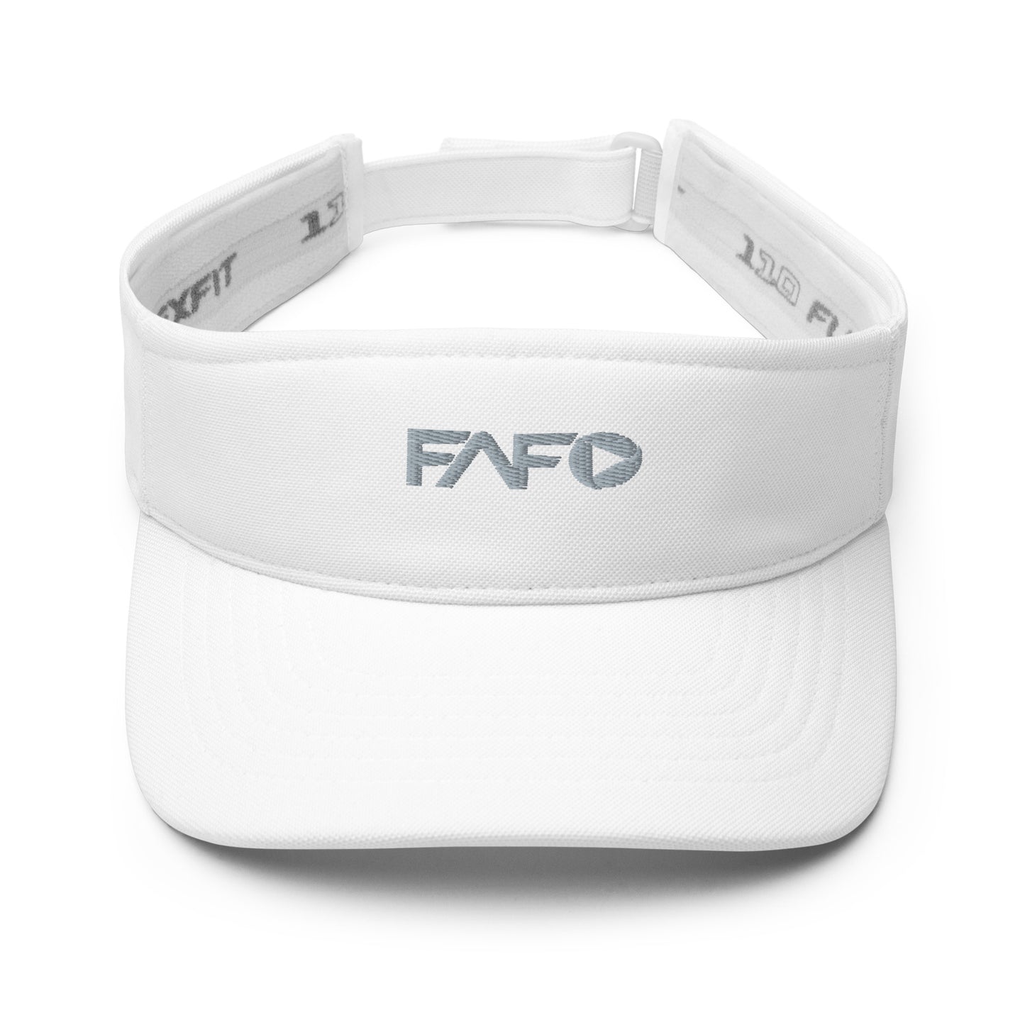 The FAFO Embroidered FlexFit Visor - Unisex